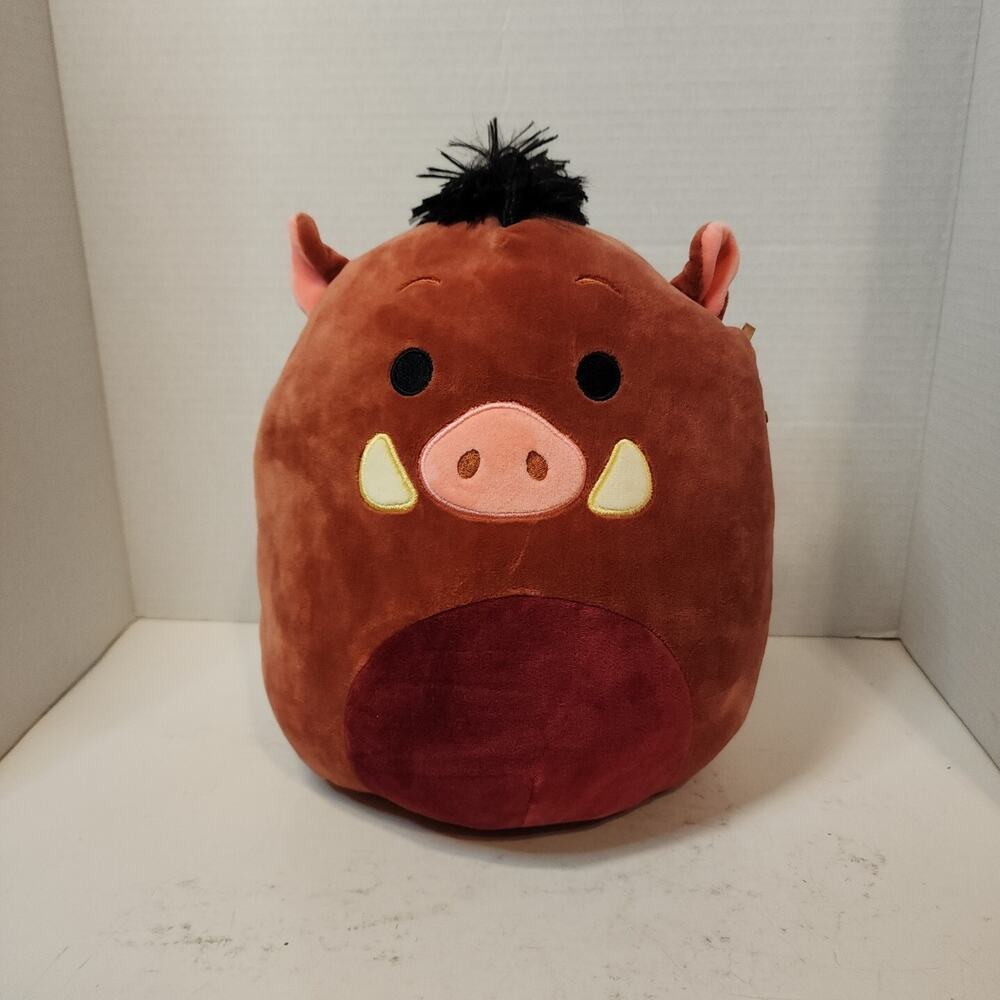 Disney Squishmallows The Lion King 10" Pumbaa Plush Kellytoy